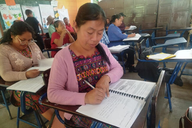 Estudiantes de la Escuela de Cocodes 2025